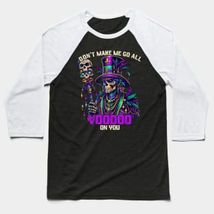 Mardi Gras Priest Top Hat New  Witch Doctor Baseball T-Shirt